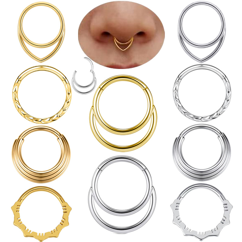 Body Jewelry Earrings - Brincos de argola de nariz, piercing