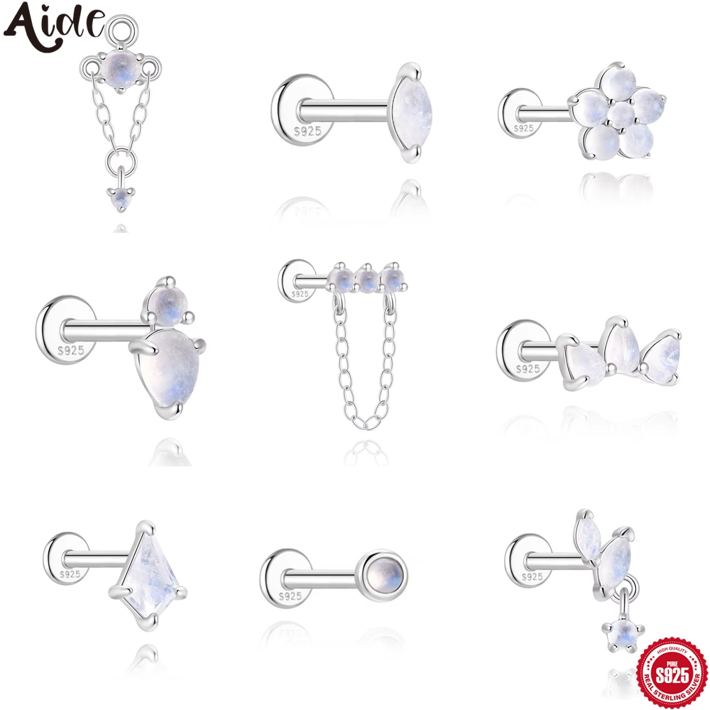 Body Jewelry Earrings - Aide 925 prata esterlina orelha osso