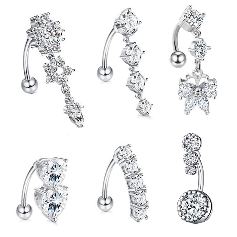 Body Jewelry Surgical Steel - Piercing de Umbigo com Pingente em