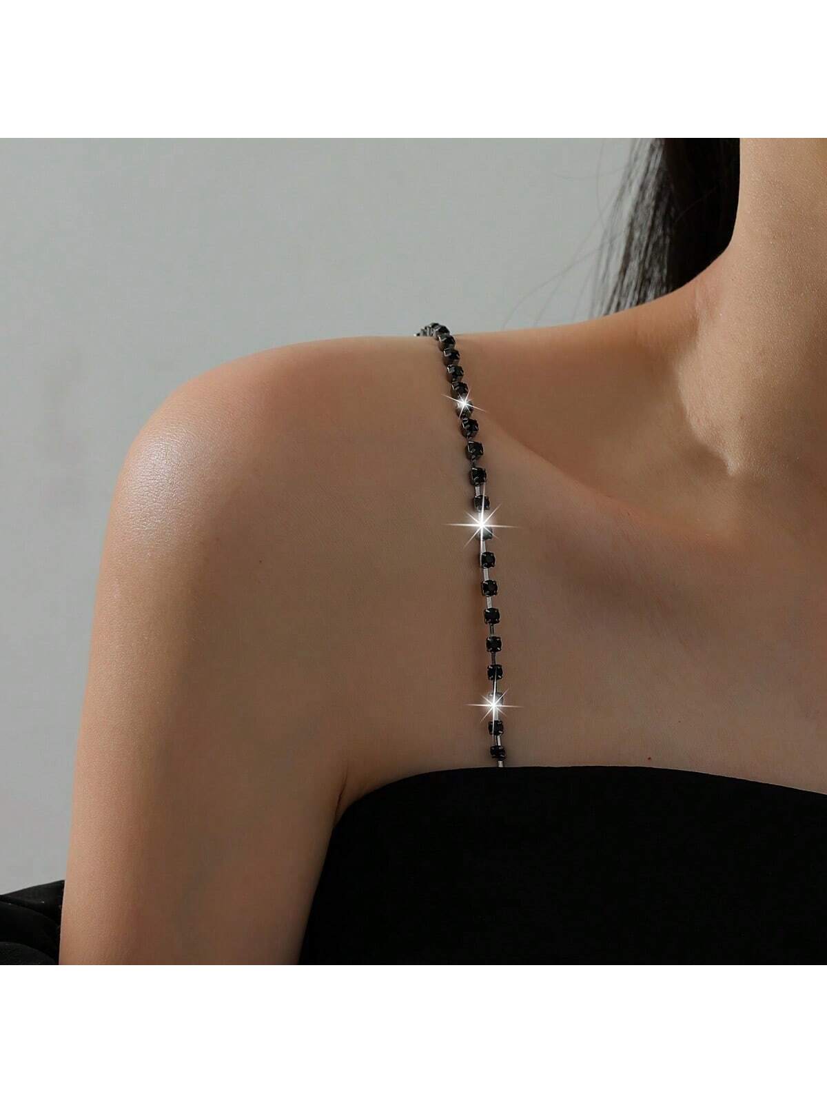 Body Jewelry Bra - Alças de sutiã de strass ajustáveis