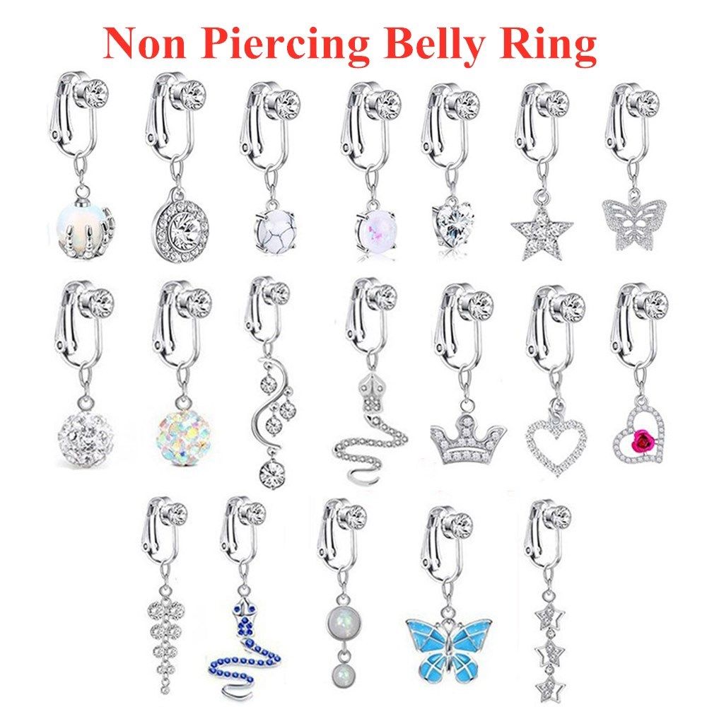 Brincos de Pressão Femininos d - Body Jewelry Earrings avaliação e preço