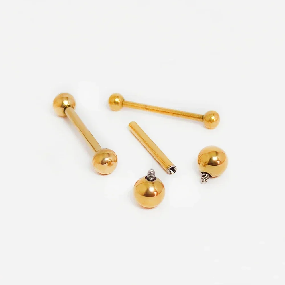 F136 piercing de titânio 14g,  - Tongue Barbell Straight avaliação e preço