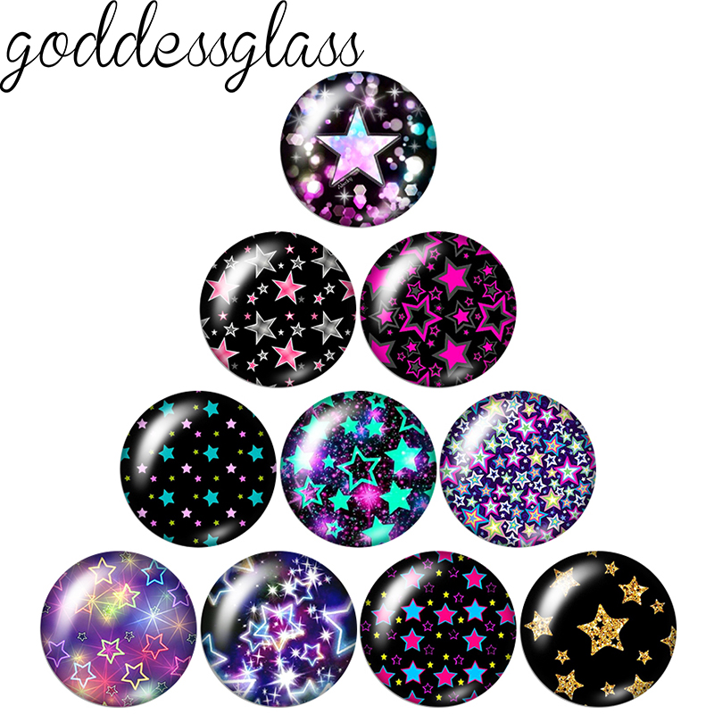 Five-Pointed Star Glass Caboch - Star Flat Back avaliação e preço