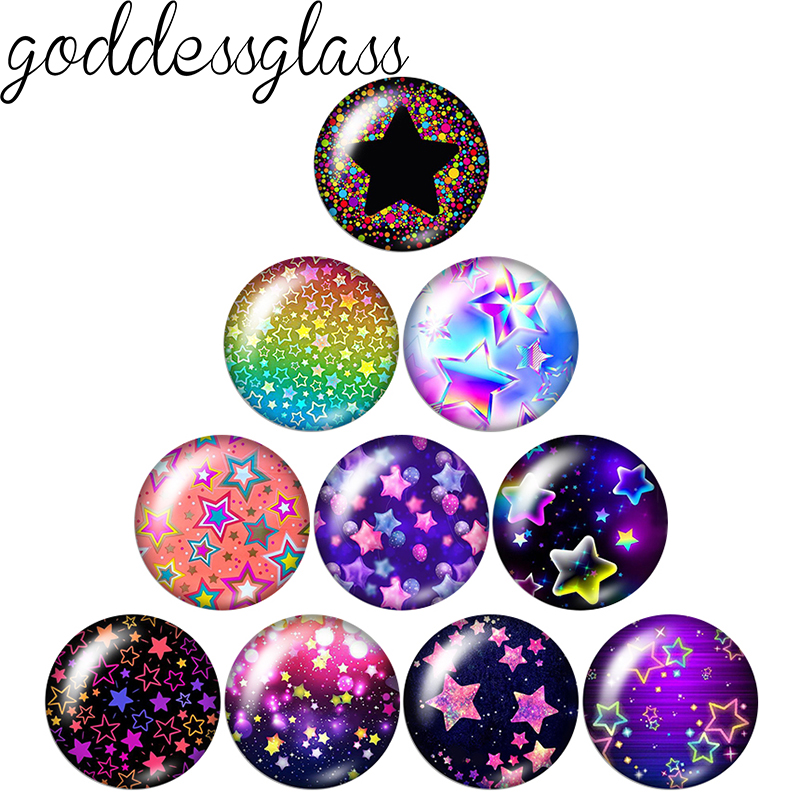 Five-Pointed Star Glass Caboch - Star Flat Back avaliação e preço
