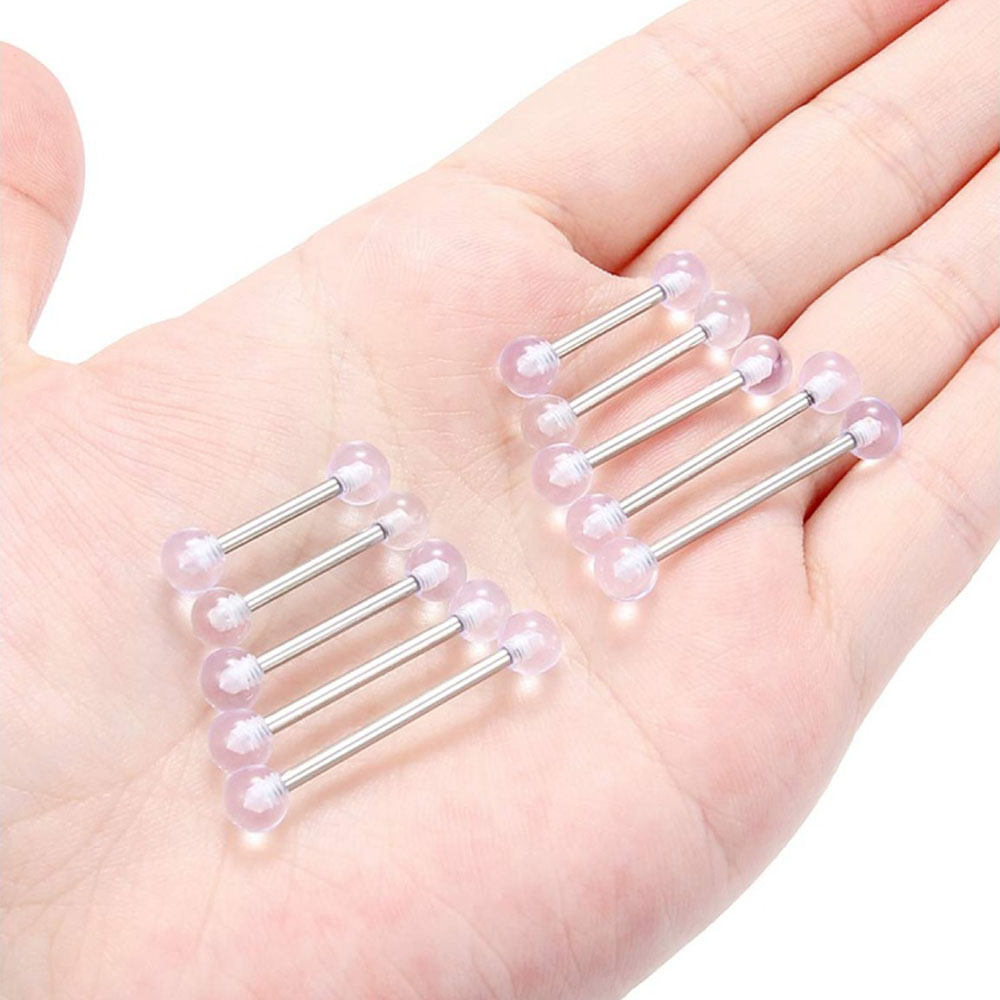 14G aço cirúrgico barra reta - - Tongue Barbell Straight avaliação e preço