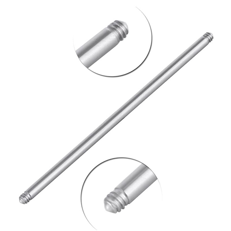 10 peças 4-42mm 316l aço cirúr - Tongue Barbell Straight avaliação e preço