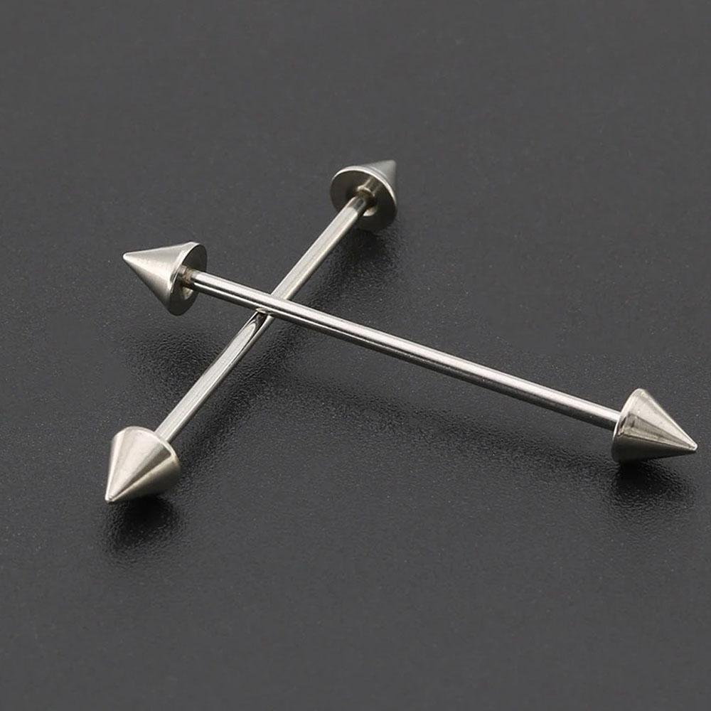1 Peça Piercing de Aço Inoxidá - Tongue Barbell Straight avaliação e preço