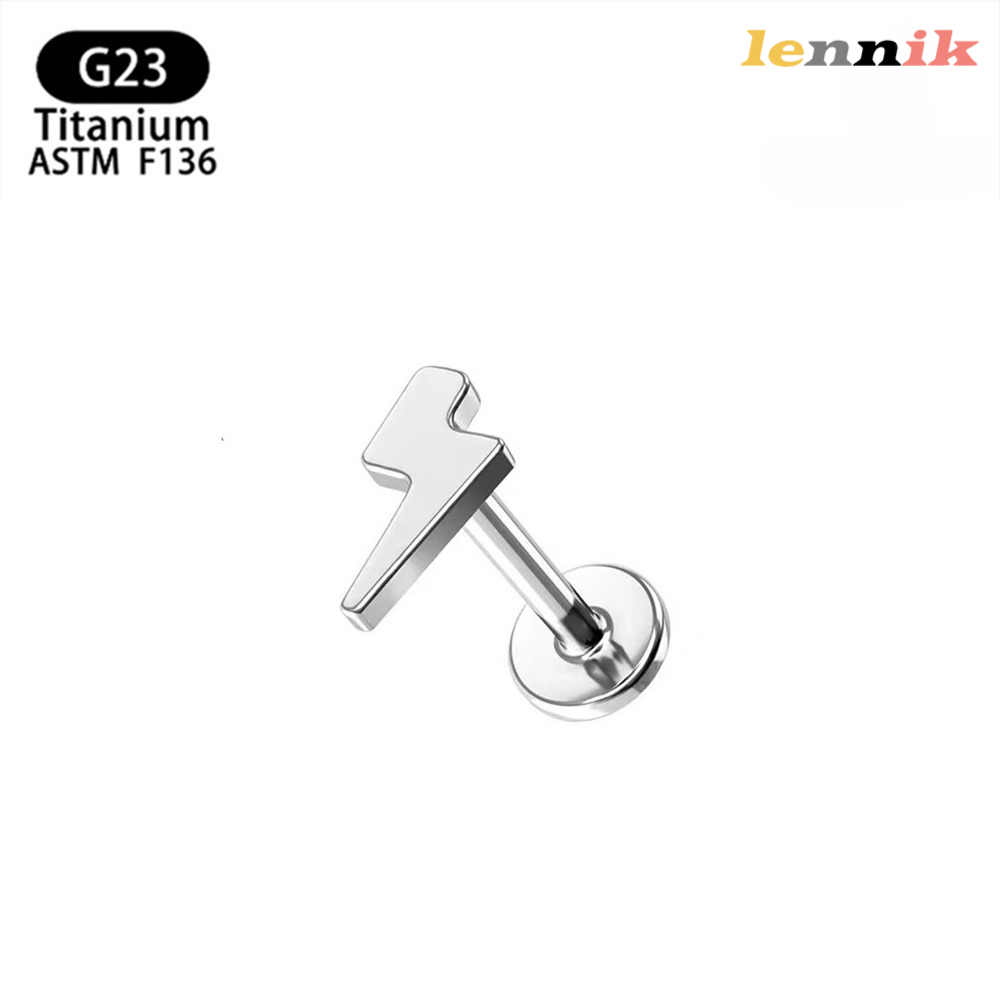 LENNIK F136 Liga de Titânio Cr - Body Jewelry Earrings avaliação e preço
