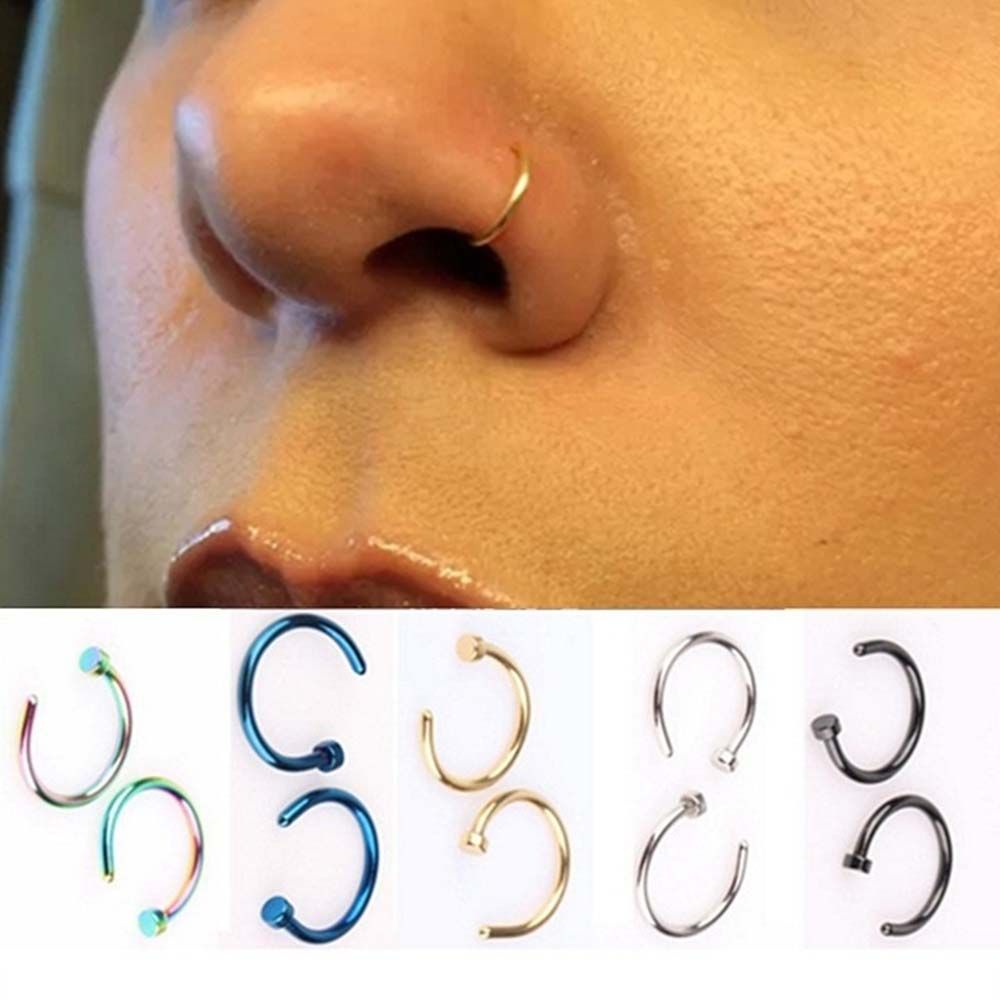 Brincos de Septo Fino em Forma - Body Jewelry Earrings avaliação e preço