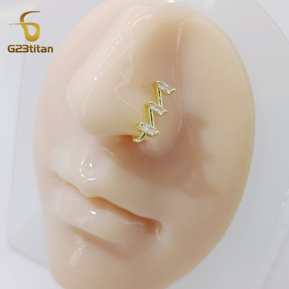 Anel Piercing Nariz Falso para - Body Jewelry Earrings avaliação e preço