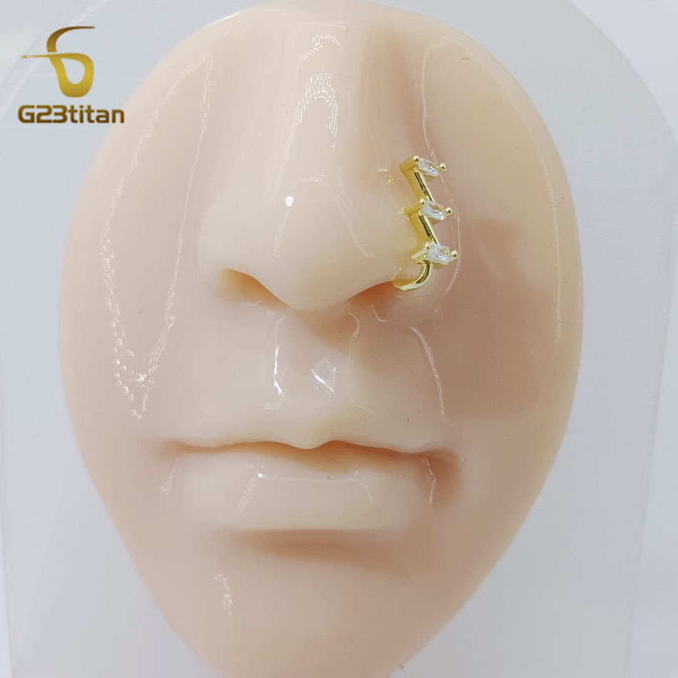 Anel Piercing Nariz Falso para - Body Jewelry Earrings avaliação e preço
