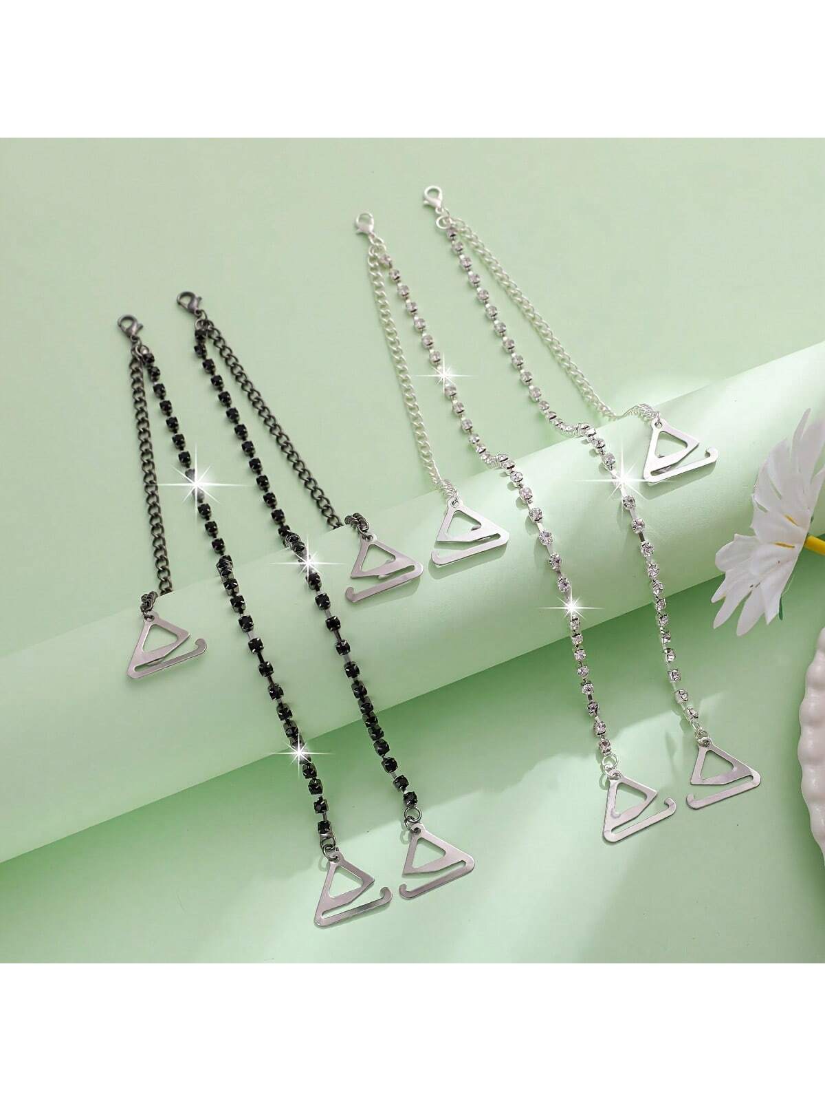 Alças de sutiã de strass ajust - Body Jewelry Bra avaliação e preço