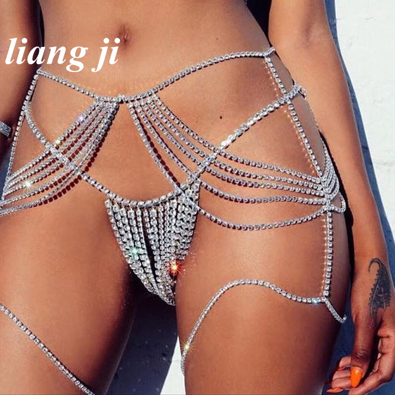 Sexy corpo corrente cintura co - Body Jewelry Bra avaliação e preço