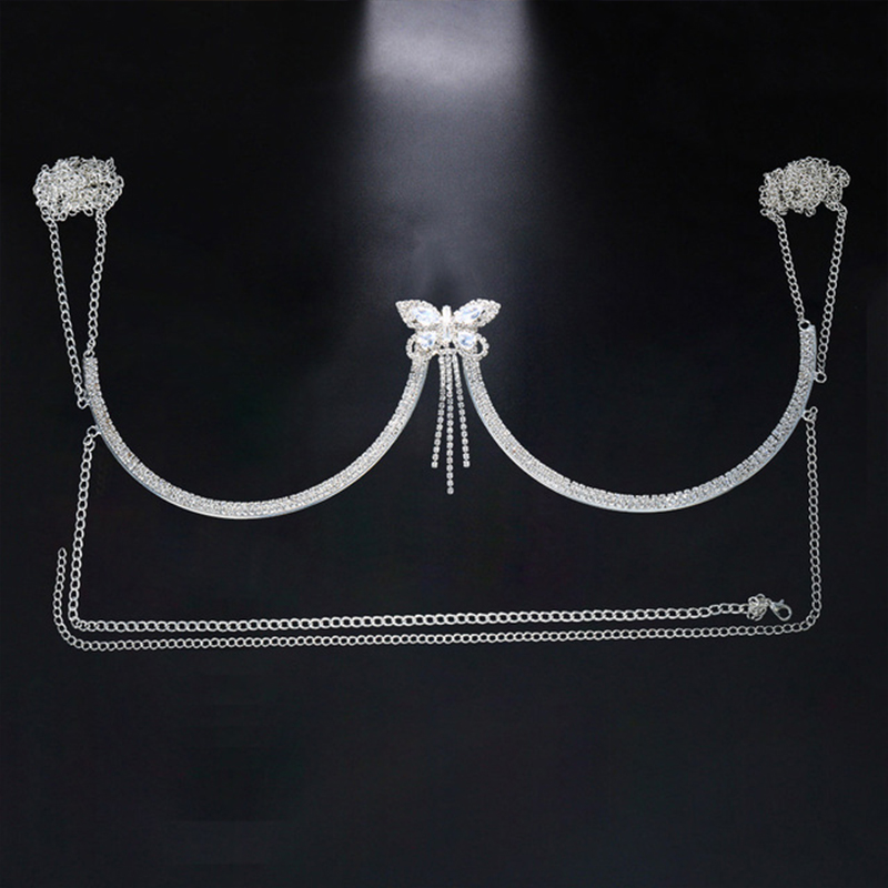Stonefans zircon borboleta bor - Body Jewelry Bra avaliação e preço