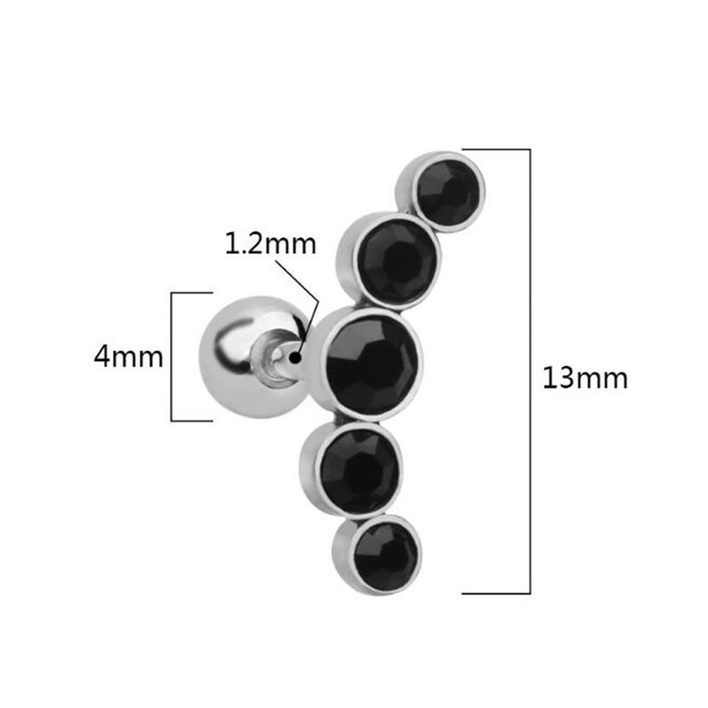 1 Peça Brinco de Barra de Aço  - Body Jewelry Earrings avaliação e preço