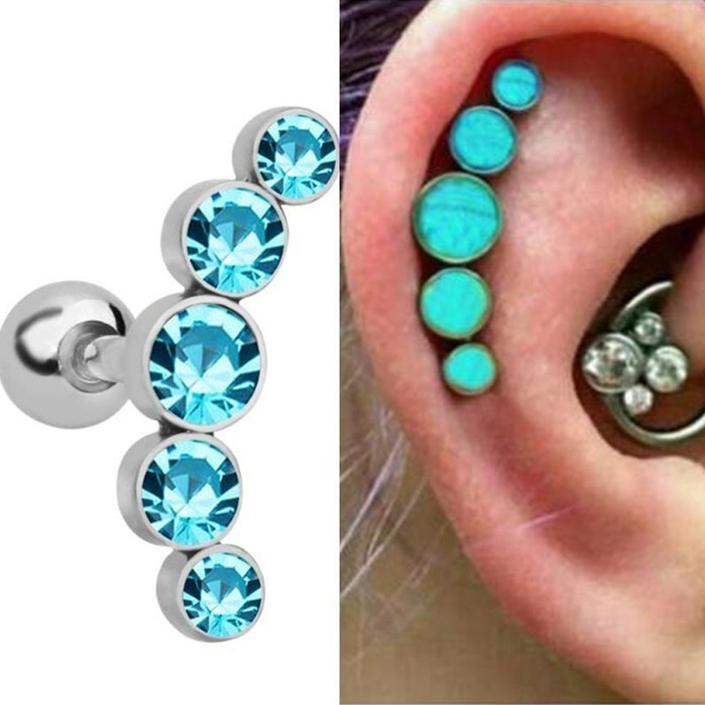 1 Peça Brinco de Barra de Aço  - Body Jewelry Earrings avaliação e preço
