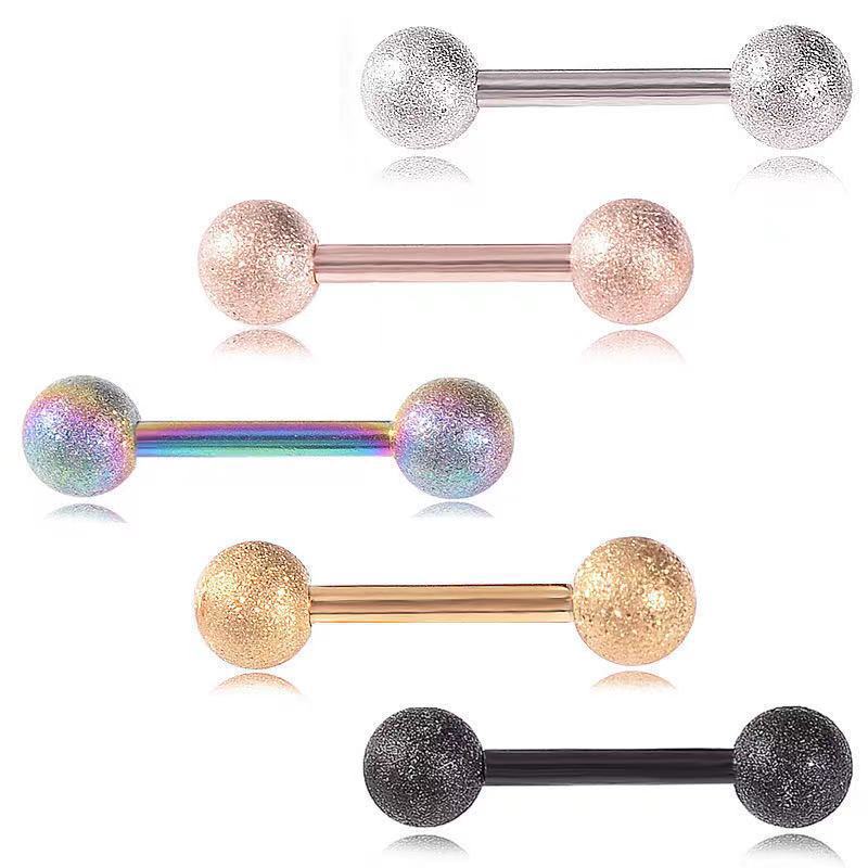 Barra Reta de Aço Cirúrgico 14 - Tongue Barbell Straight avaliação e preço