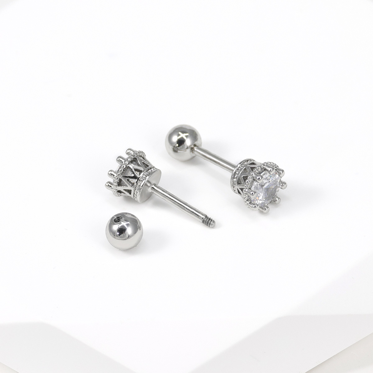 Brincos de cartilagem de aço c - Body Jewelry Surgical Steel avaliação e preço