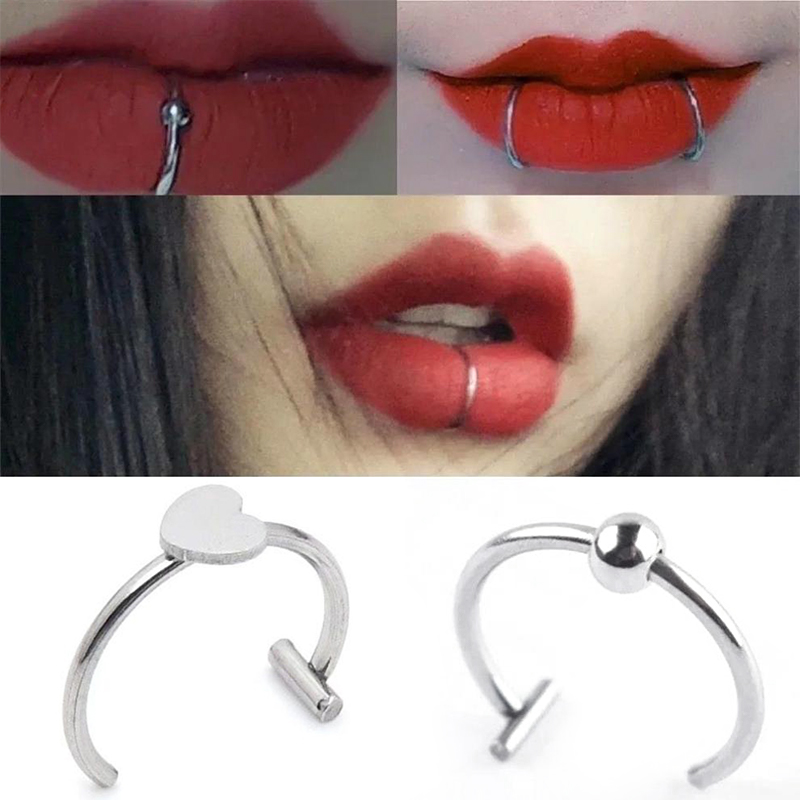Anel de nariz falso de aço ino - Body Jewelry Earrings avaliação e preço