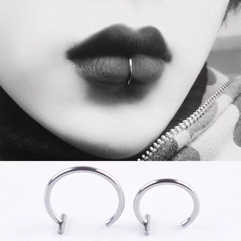 Piercing de Lábio em Aço Cirúr - Body Jewelry Earrings avaliação e preço