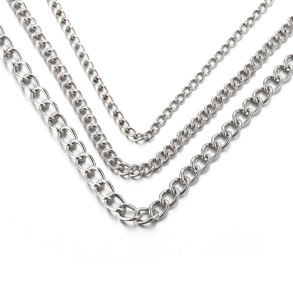 Corrente Fina de Metal Oval Pl - Body Jewelry Bra avaliação e preço