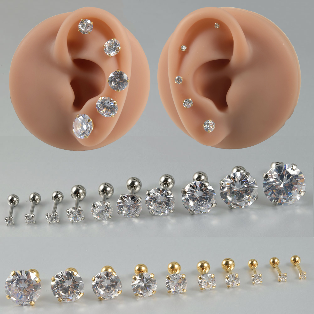 1 par de aço cirúrgico captura - Body Jewelry Surgical Steel avaliação e preço