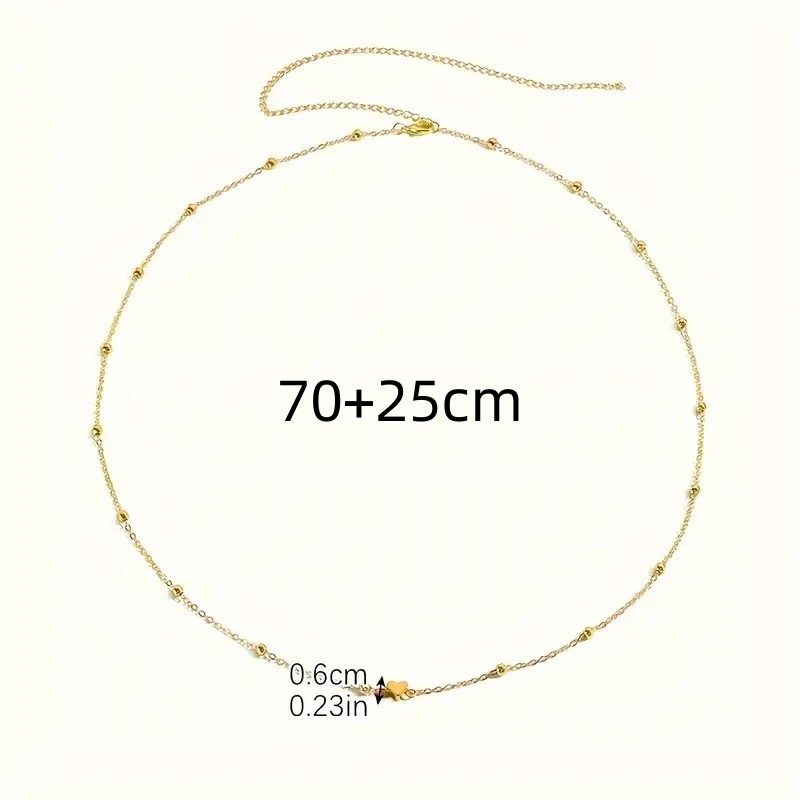Corrente de cintura delicada c - Body Jewelry Gold avaliação e preço